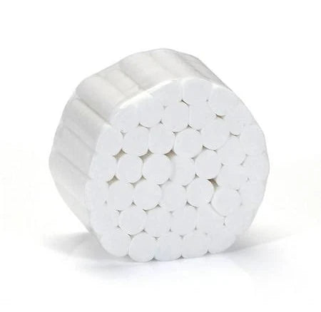 25 Nasal Plugs 1.5 Inch Cotton Rolls. Stop a Nosebleed for Kids or Adults - Extra Absorbent Nose Bleed Plugs